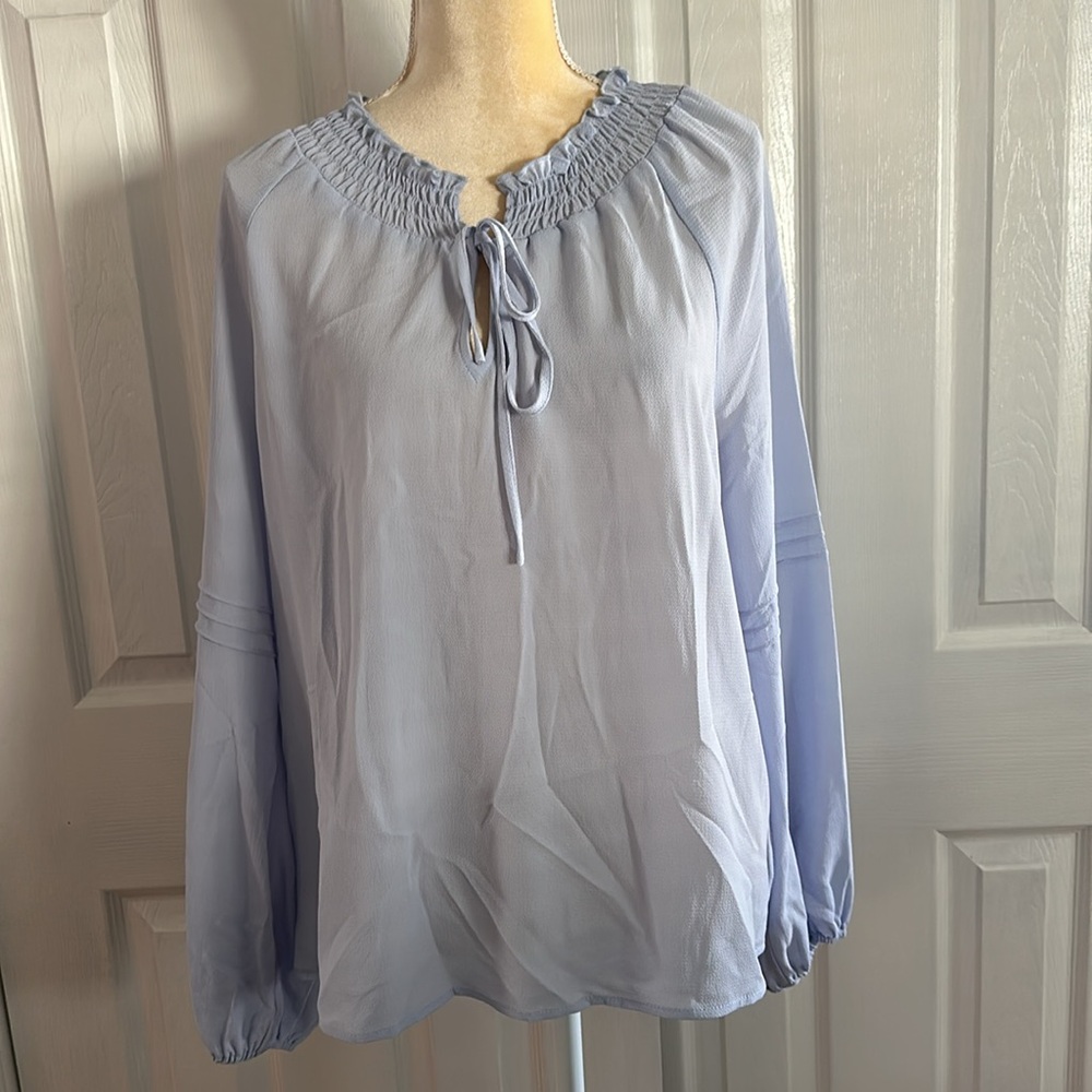 Social Standard by Sanctuary Tallie Long Sleeve Peasant Top size L